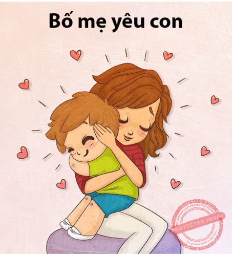 “Cha mẹ yêu con”, câu nói quen thuộc này không bao giờ là cũ cả. Chỉ cần nó vang lên chân thành thì lúc nào cũng ngọt ngào yêu thương.
