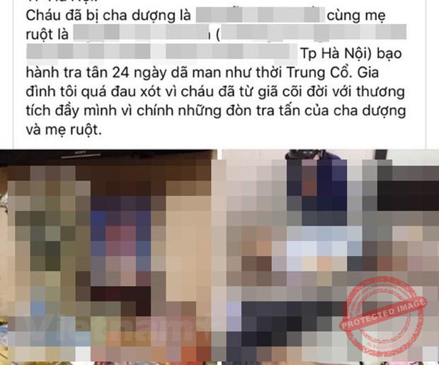 Thông tin về vụ việc được đăng tải trên mạng xã hội.